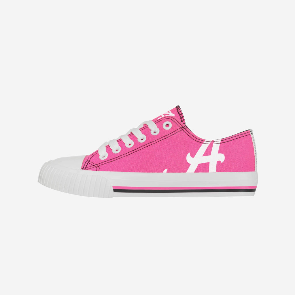 FOCO Highlights Low Top Canvas Shoe Pink L 2
