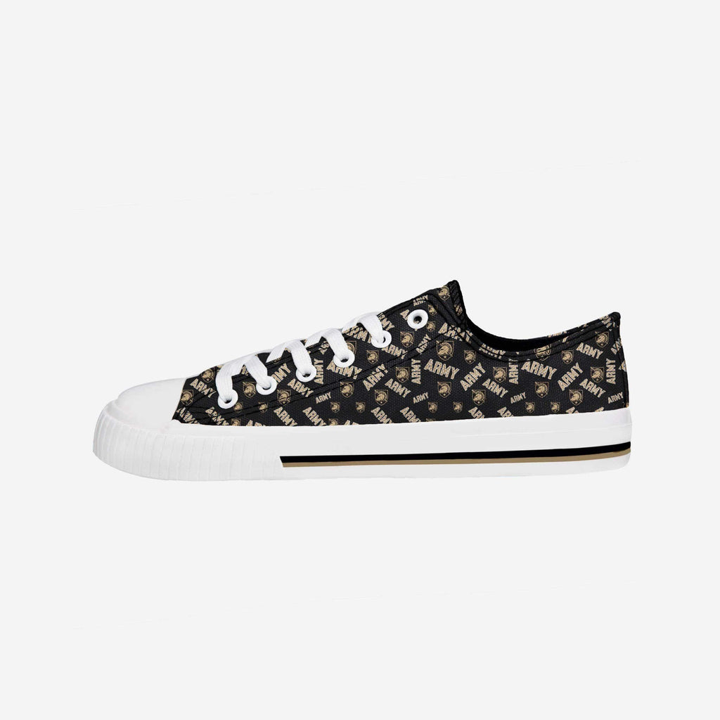 FOCO Army Black Knights Low Top Canvas Shoe Black/White L 2