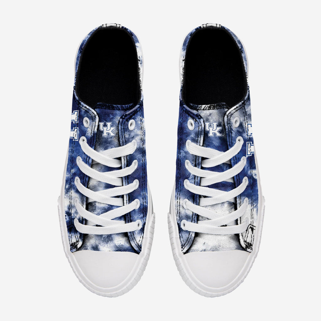 FOCO Kentucky Wildcats Low Top Canvas Shoe Tie-Dye 2XL 4