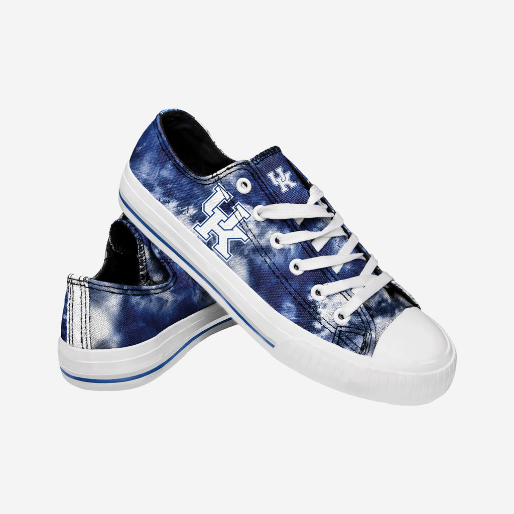 FOCO Kentucky Wildcats Low Top Canvas Shoe Tie-Dye 2XL 3