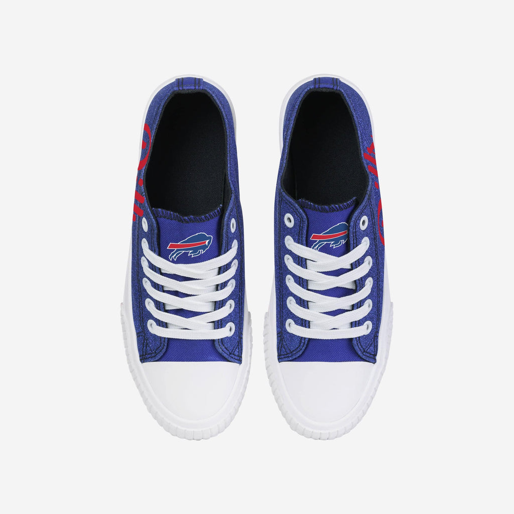 FOCO Color Glitter Low Top Canvas Shoes Blue Size L 4
