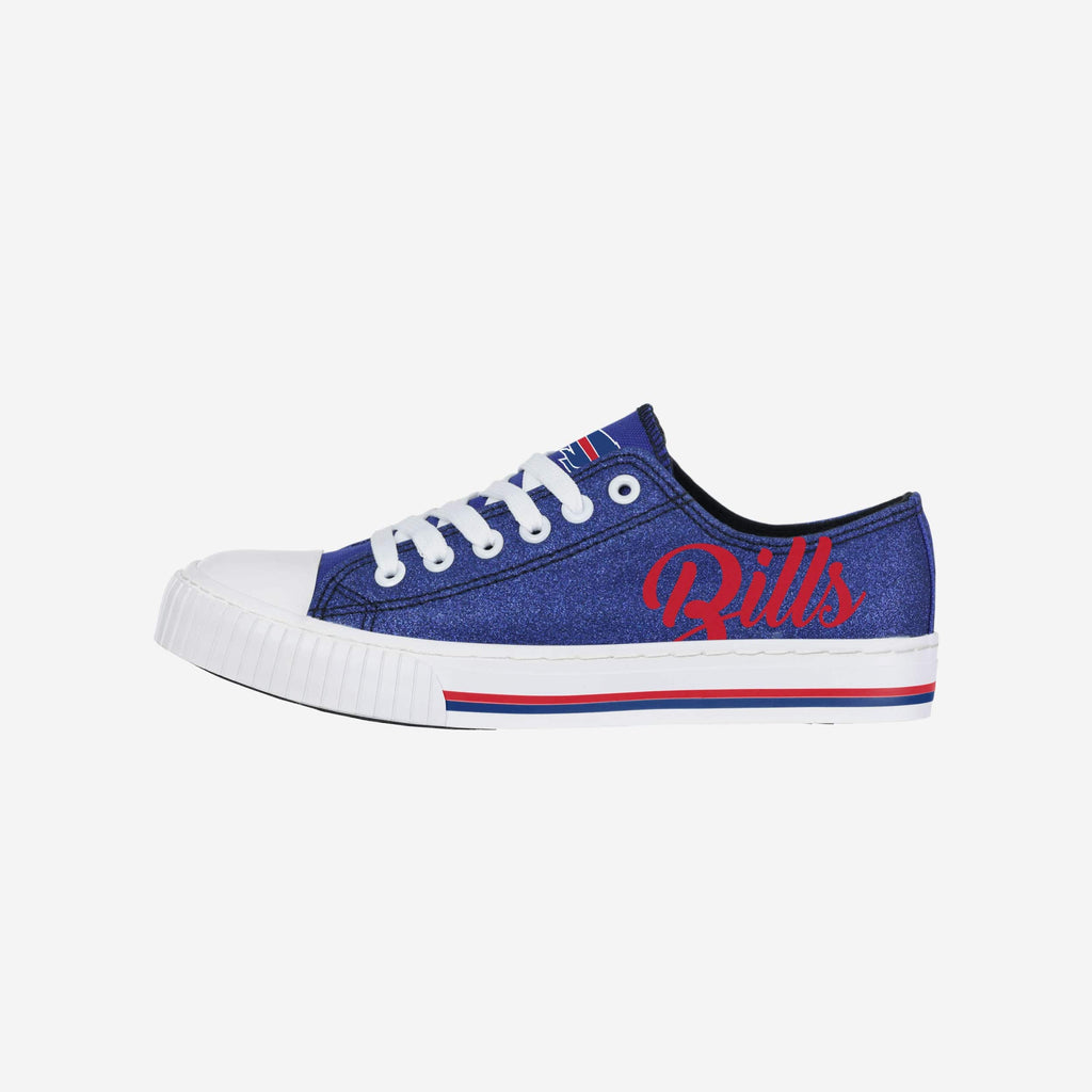 FOCO Color Glitter Low Top Canvas Shoes Blue Size L 2