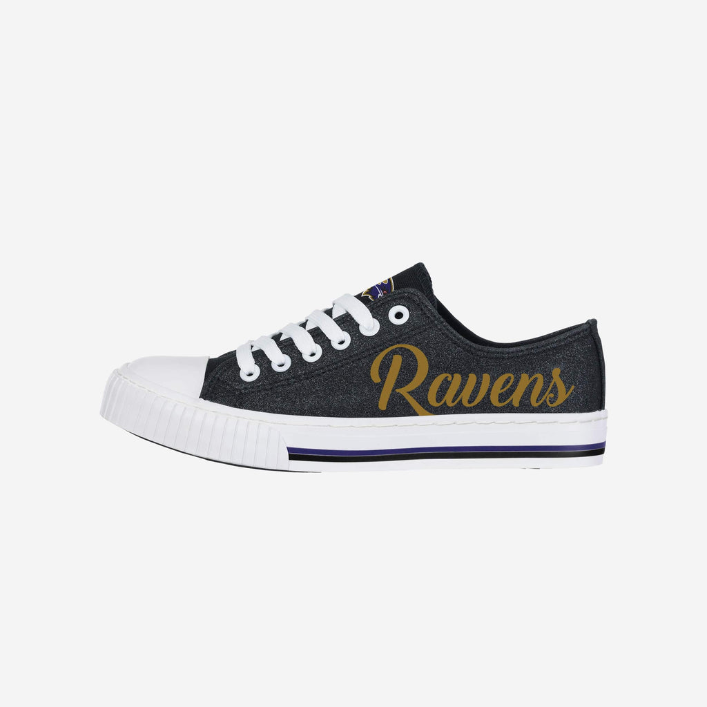 FOCO Color Glitter Low Top Canvas Shoes Purple 7 2