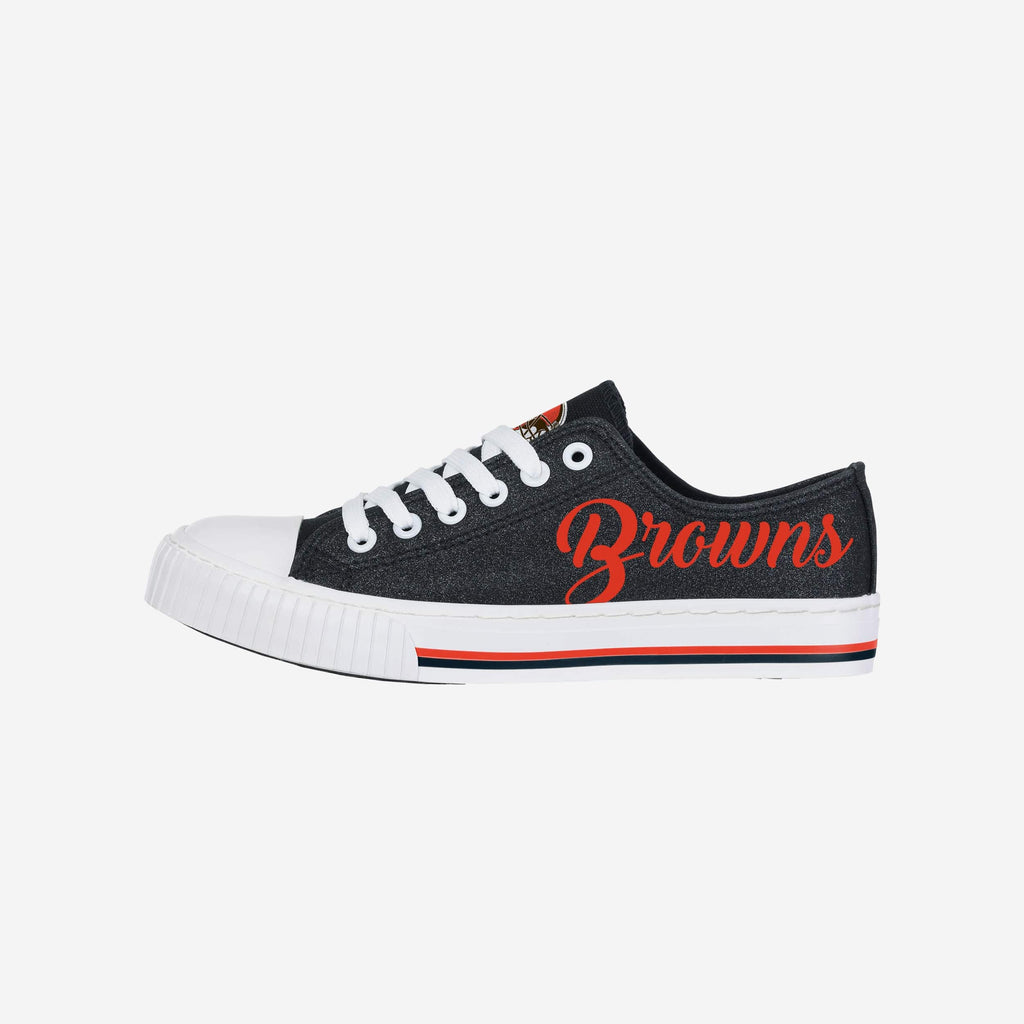 FOCO Color Glitter Low Top Canvas Shoes Black S 2