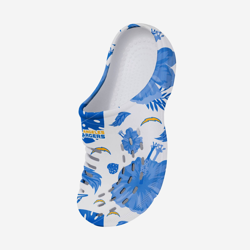 FOCO Los Angeles Chargers Clog White S 3