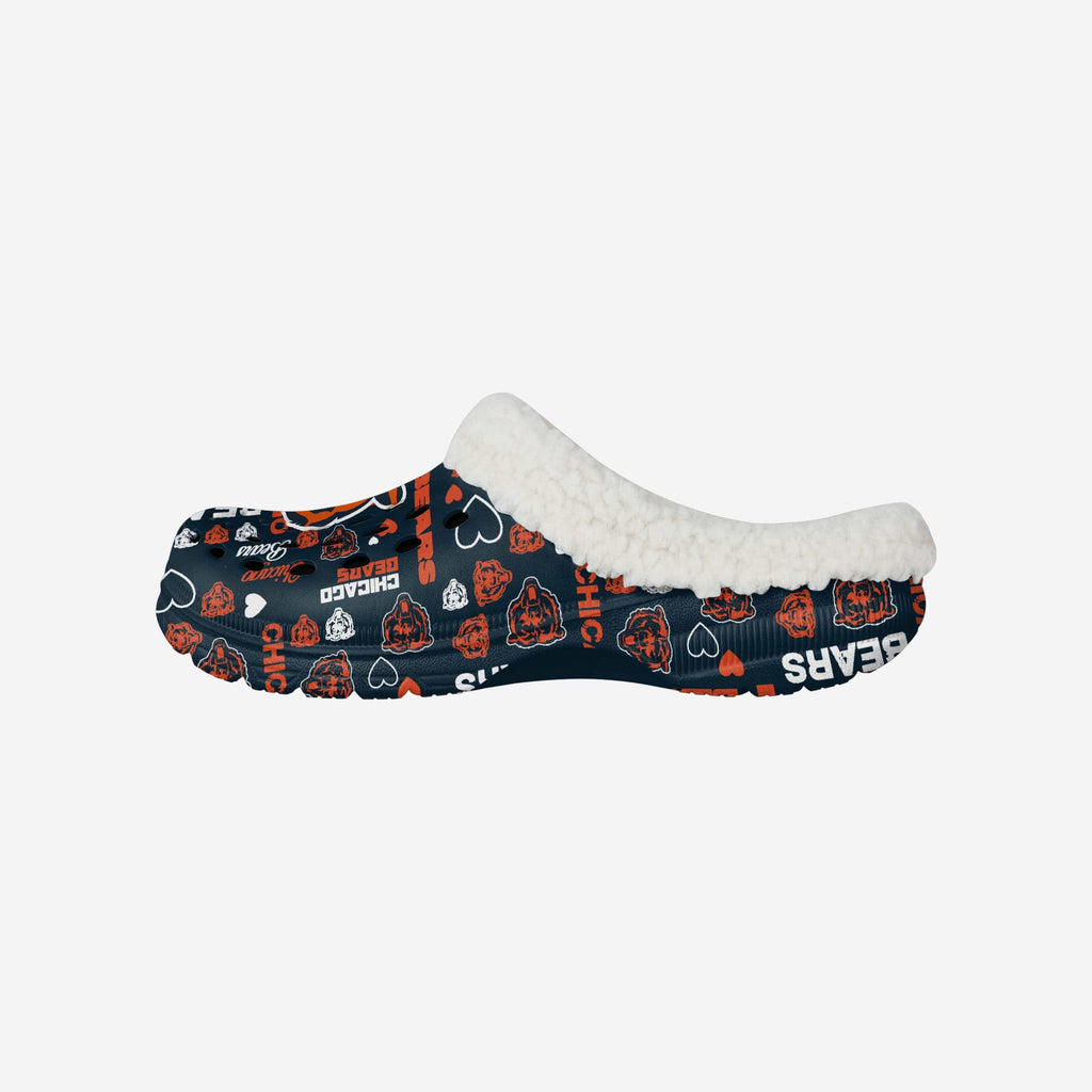 Coperta In Pile Sherpa FOCO Chicago Bears 152x177 Cm Con Logo E Scritte Ufficiali NFL - 4