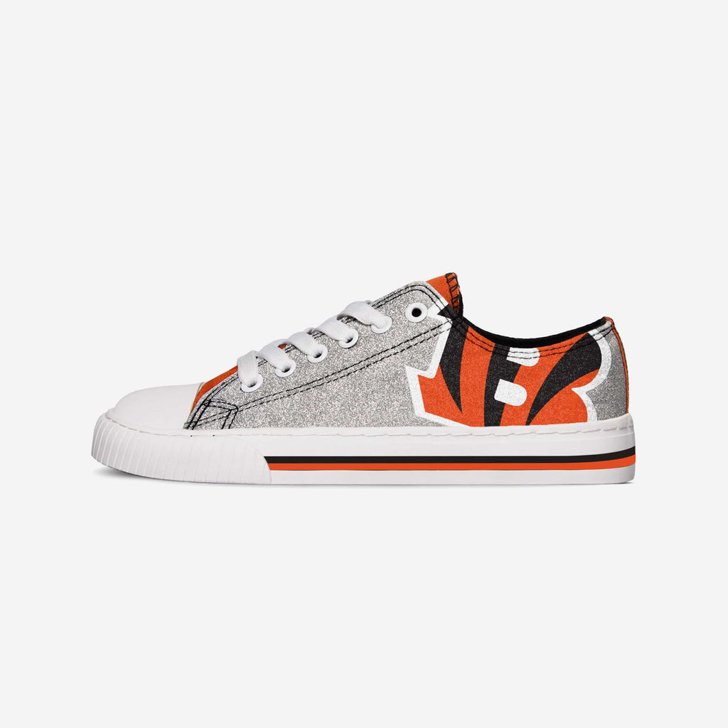 FOCO Cincinnati Bengals Canvas Shoe Silver US S 2