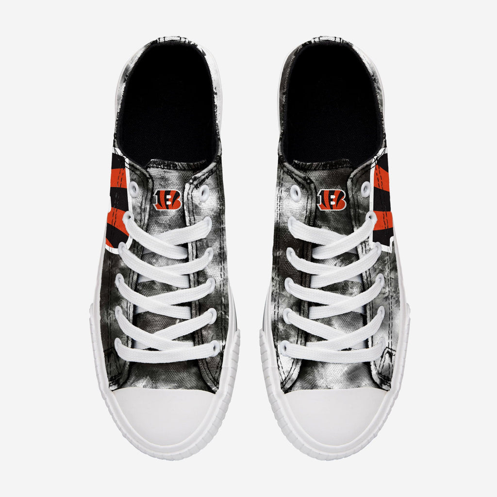 FOCO Cincinnati Bengals Low Top Canvas Shoe Tie-Dye M 4