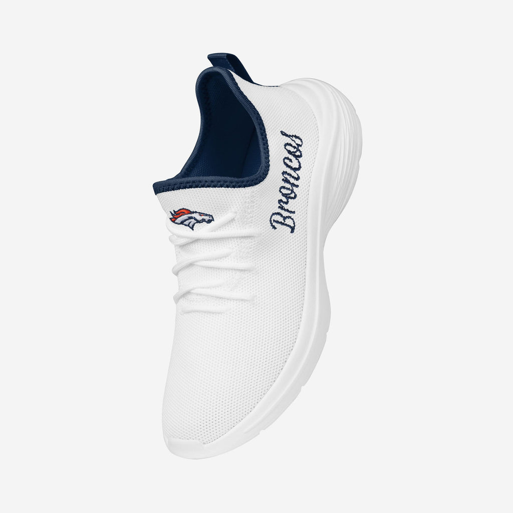 FOCO Denver Broncos Midsole Sneakers White 7 3