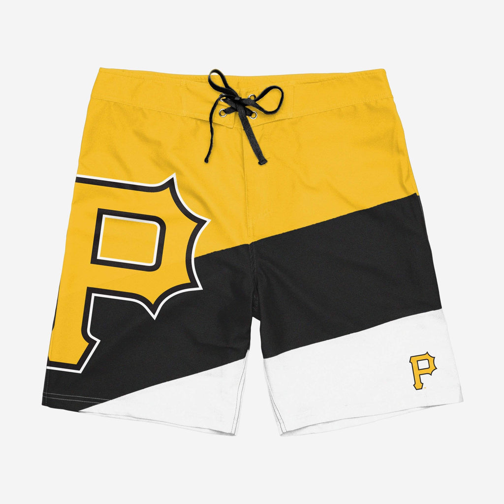 FOCO Pittsburgh Pirates Color Dive Boardshorts Blue 2XL 3