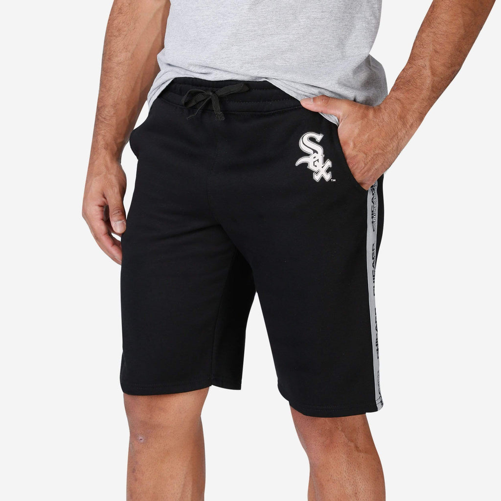 FOCO Chicago White Sox Fleece Shorts Black M 2
