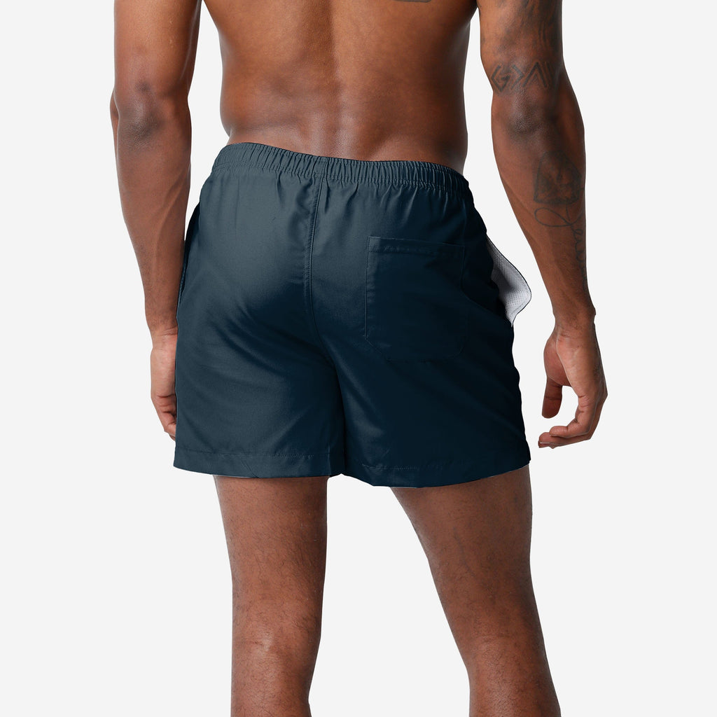 FOCO Chicago Bears Solid Wordmark Swimming Trunks Blue L 3