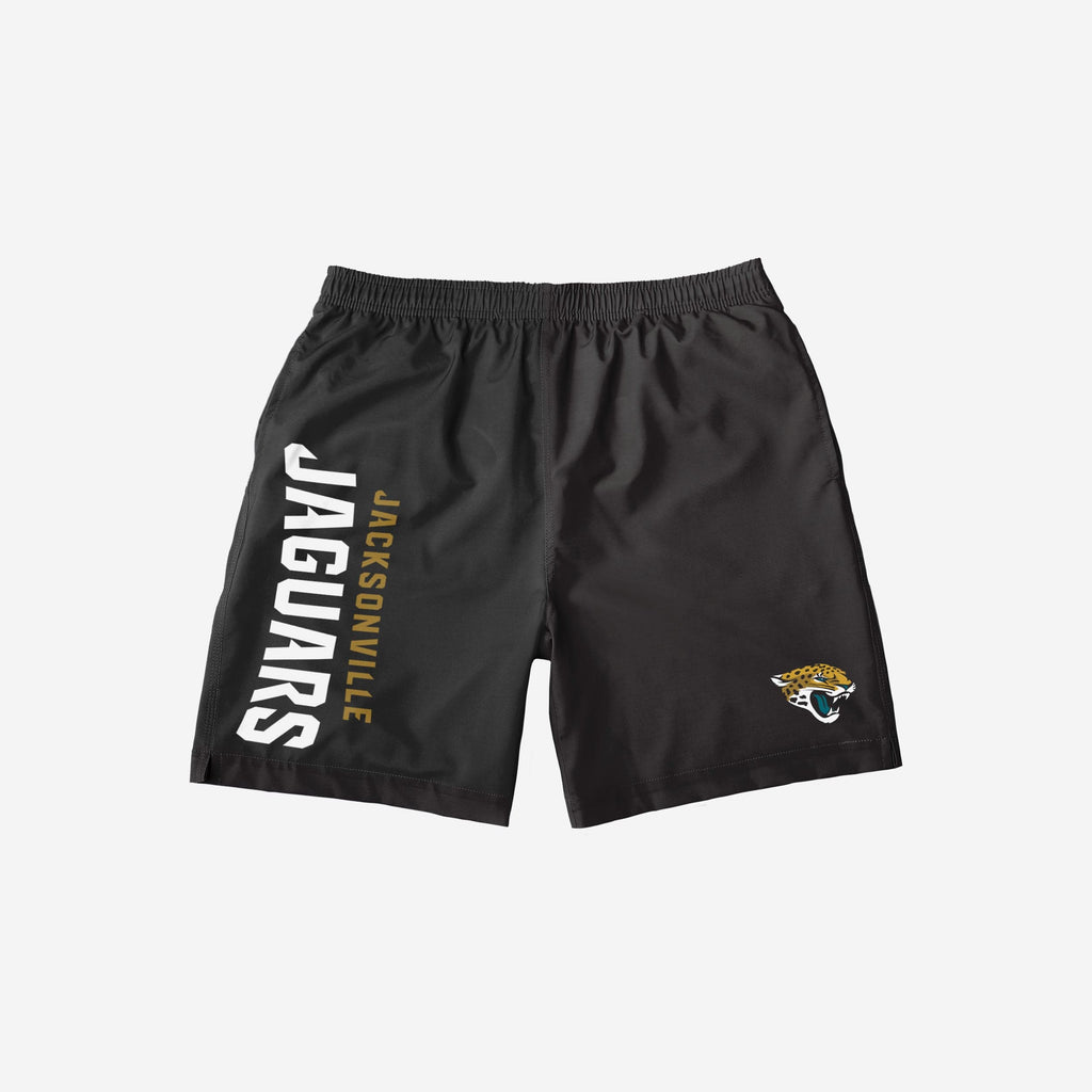 FOCO Jacksonville Jaguars Solid Wordmark Traditional Swimming Trunks Teal XL 4