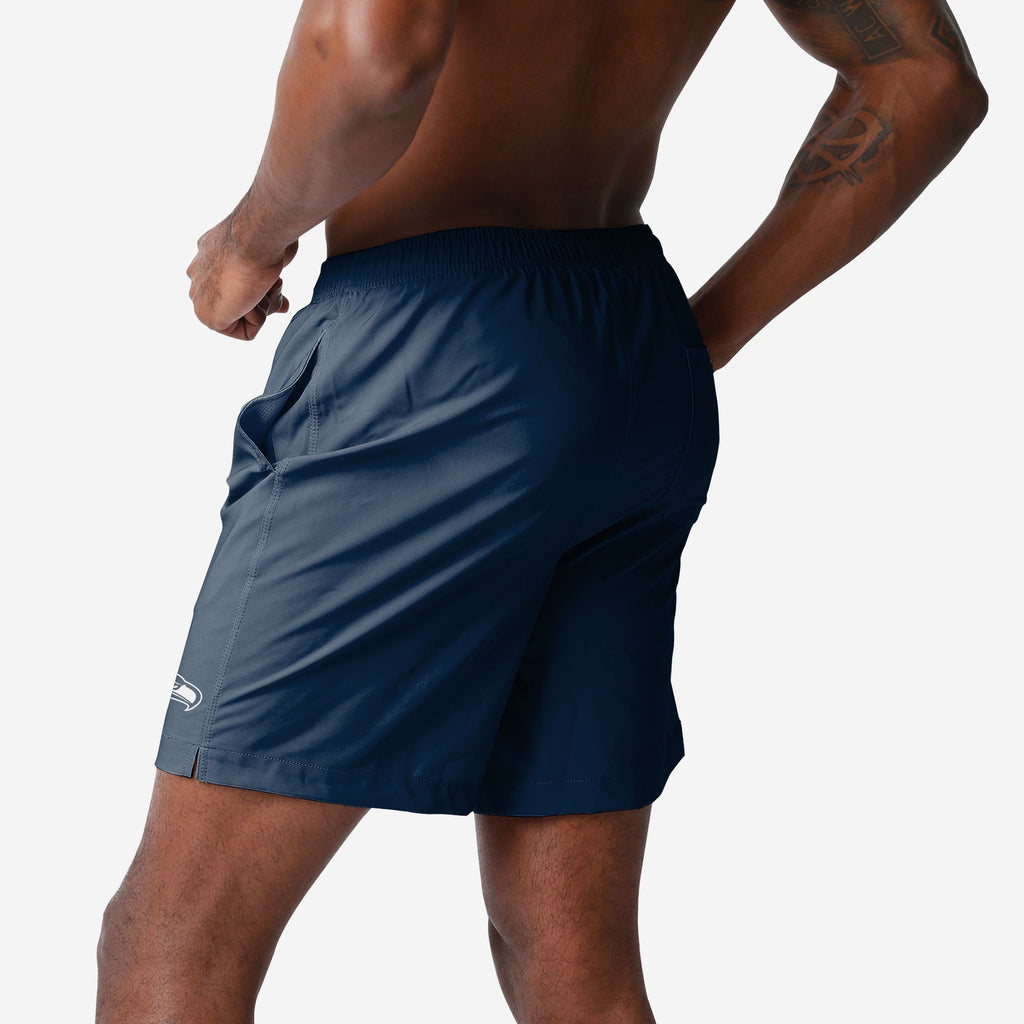 FOCO Seattle Seahawks Solid Wordmark Traditional Badehose - XL - Herren 3