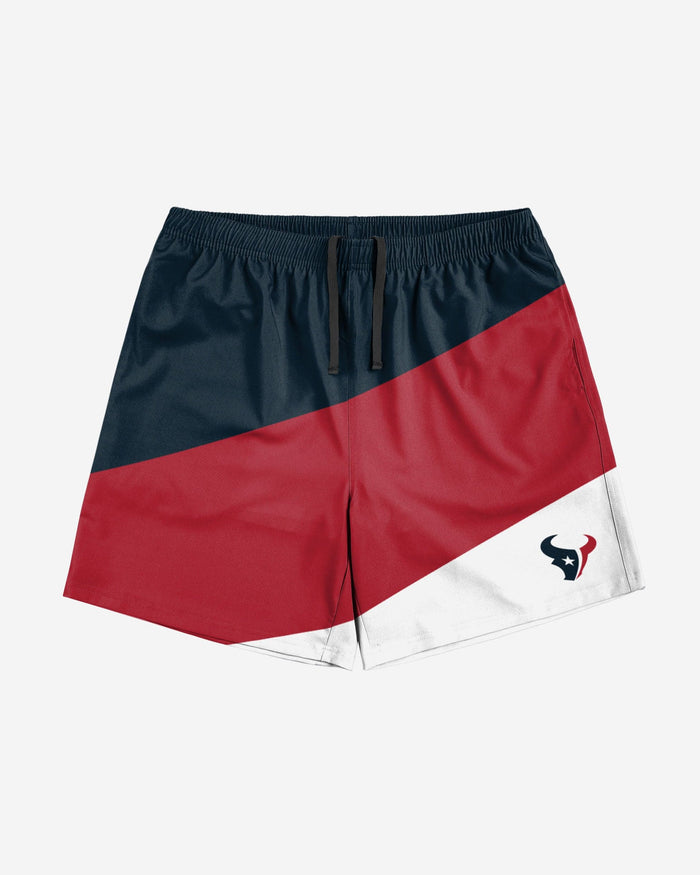 Houston Texans Colorblock Double Down Liner Training Shorts FOCO - FOCO.com