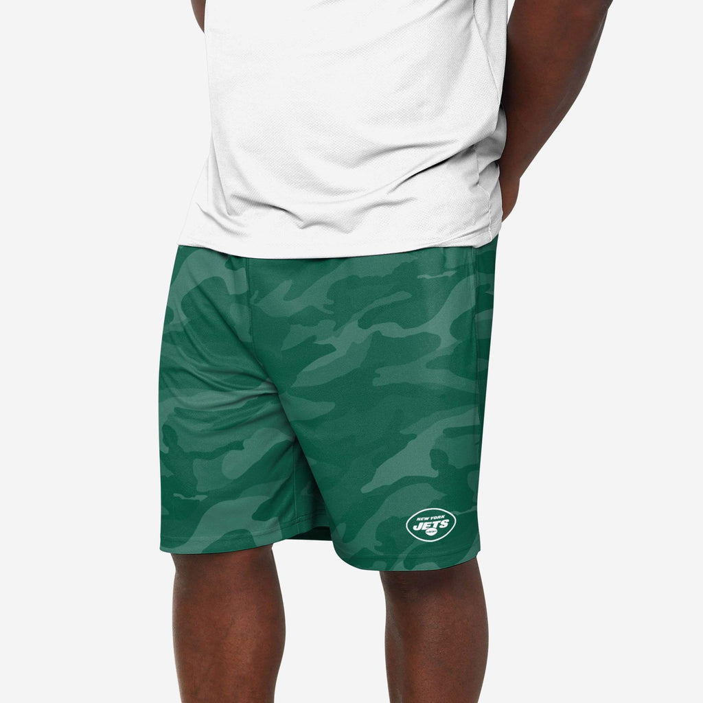 FOCO New York Jets Cool Camo Training Shorts Green Large Men 2