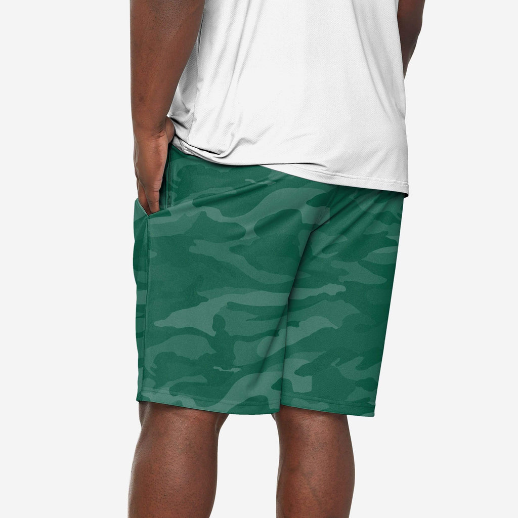 FOCO New York Jets Cool Camo Training Shorts Green Large Men 3