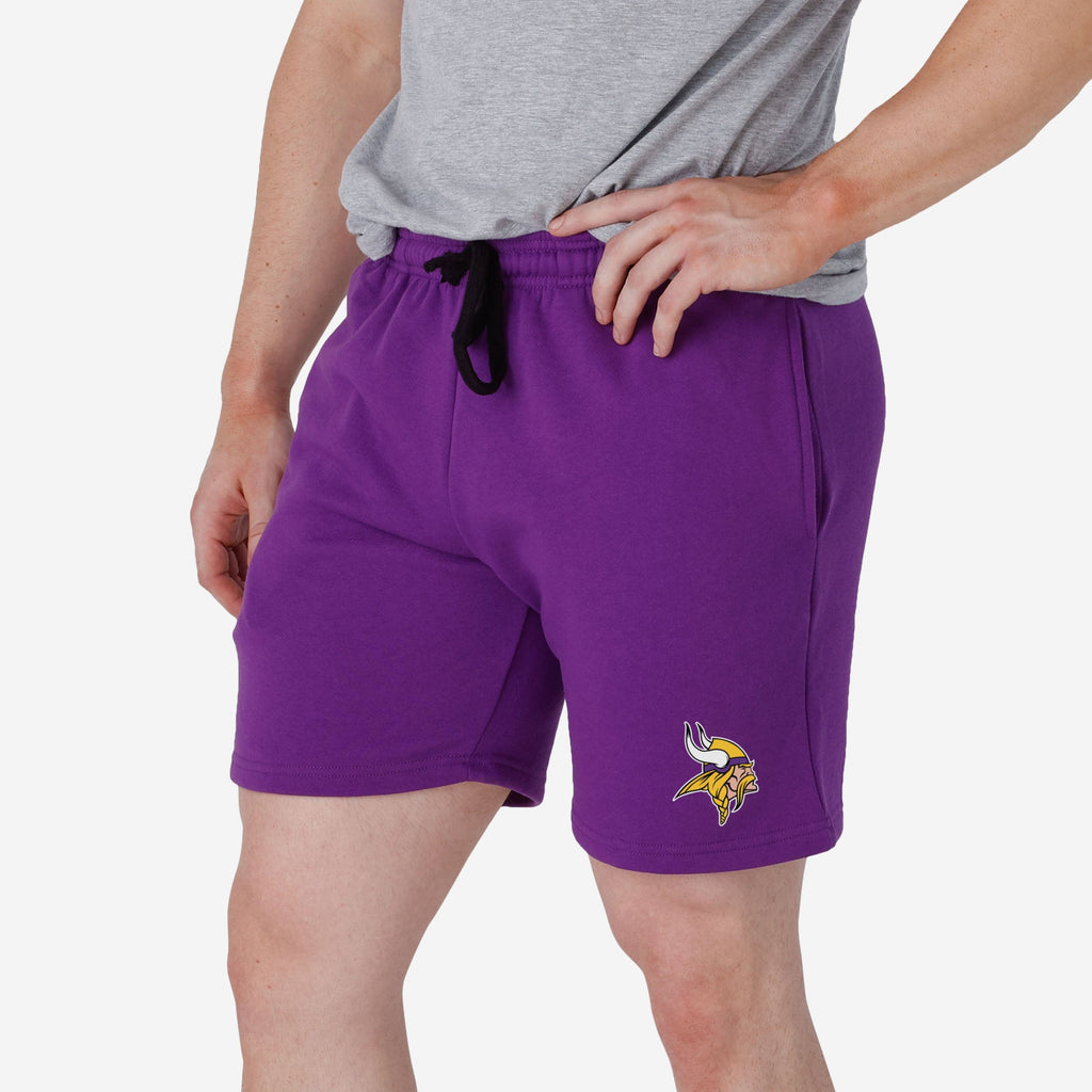FOCO Minnesota Vikings Solid Fleece Shorts Men Large 2