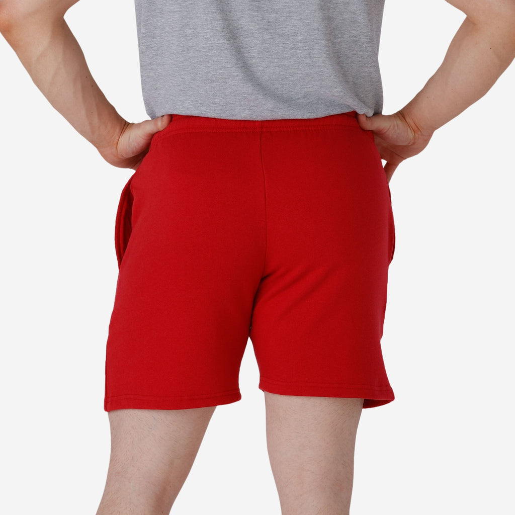 FOCO San Francisco 49ers Solid Fleece Shorts Red L 3