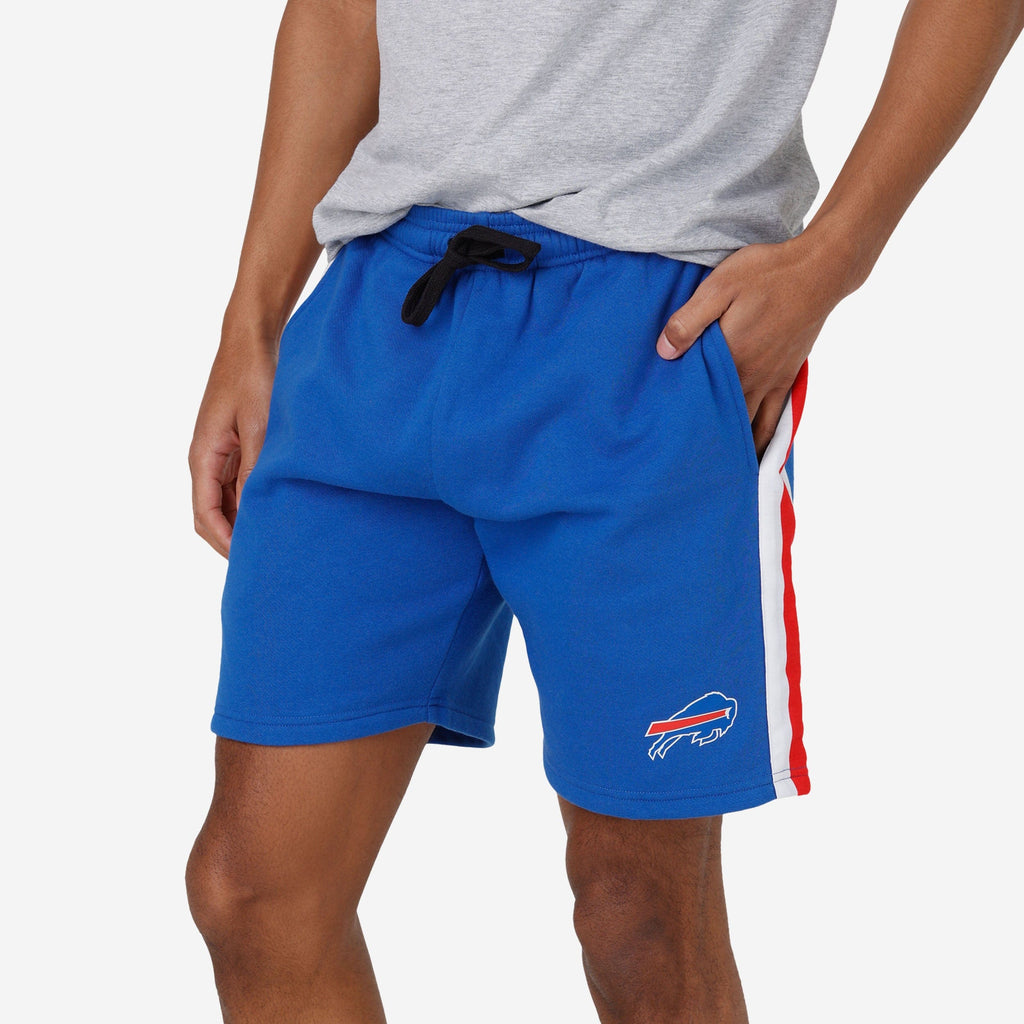 Buffalo Bills Side Stripe Fleece Shorts FOCO S - FOCO.com