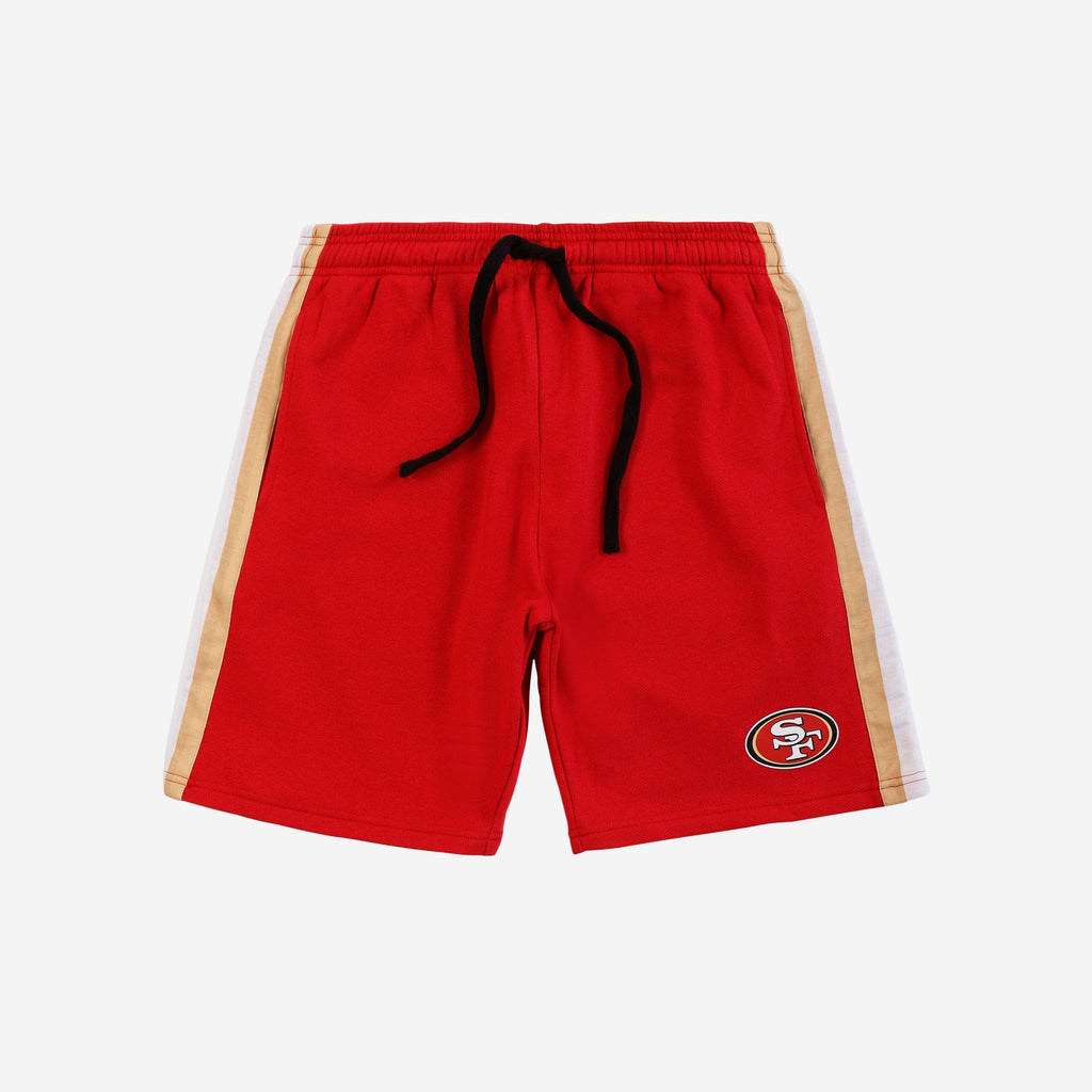 FOCO San Francisco 49ers Side Stripe Fleece Shorts - M - Herren 4