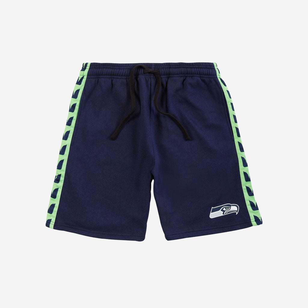 FOCO Seattle Seahawks Side Stripe Fleece Shorts Green M 4