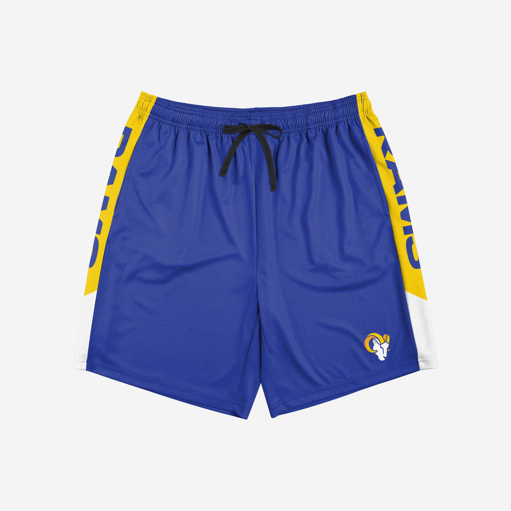 FOCO Los Angeles Rams Training Shorts Blue M 4