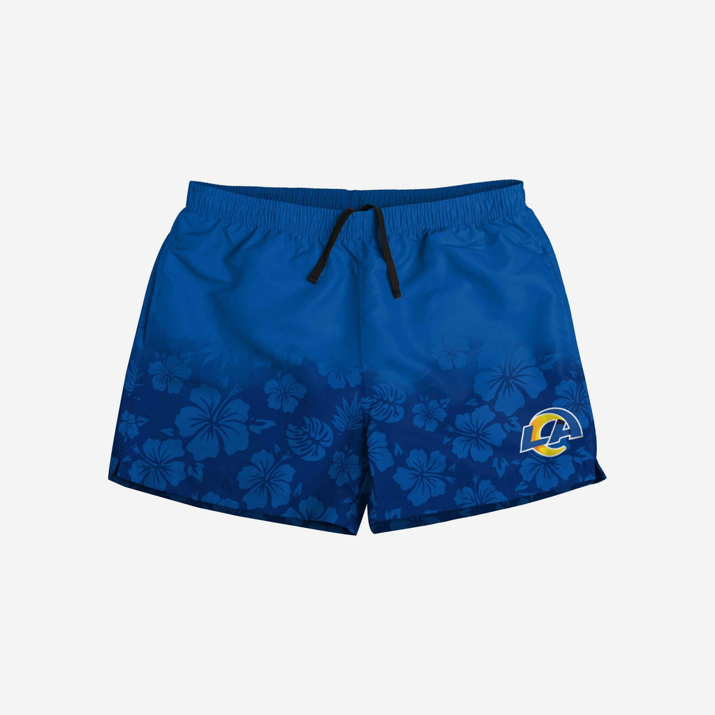 FOCO Los Angeles Rams Color Change-Up Swimming Trunks Blue L Men 4