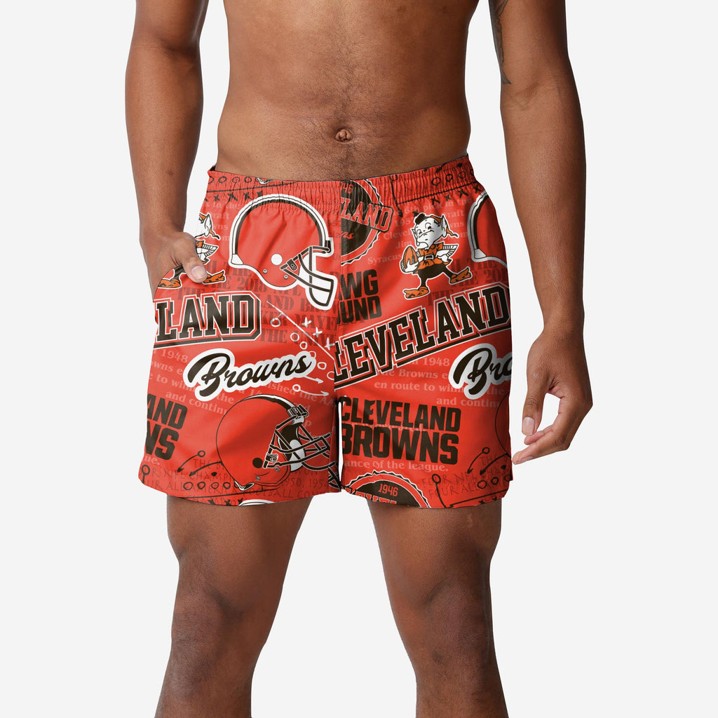 FOCO Logo Rush Swimming Trunks Green Men L 2