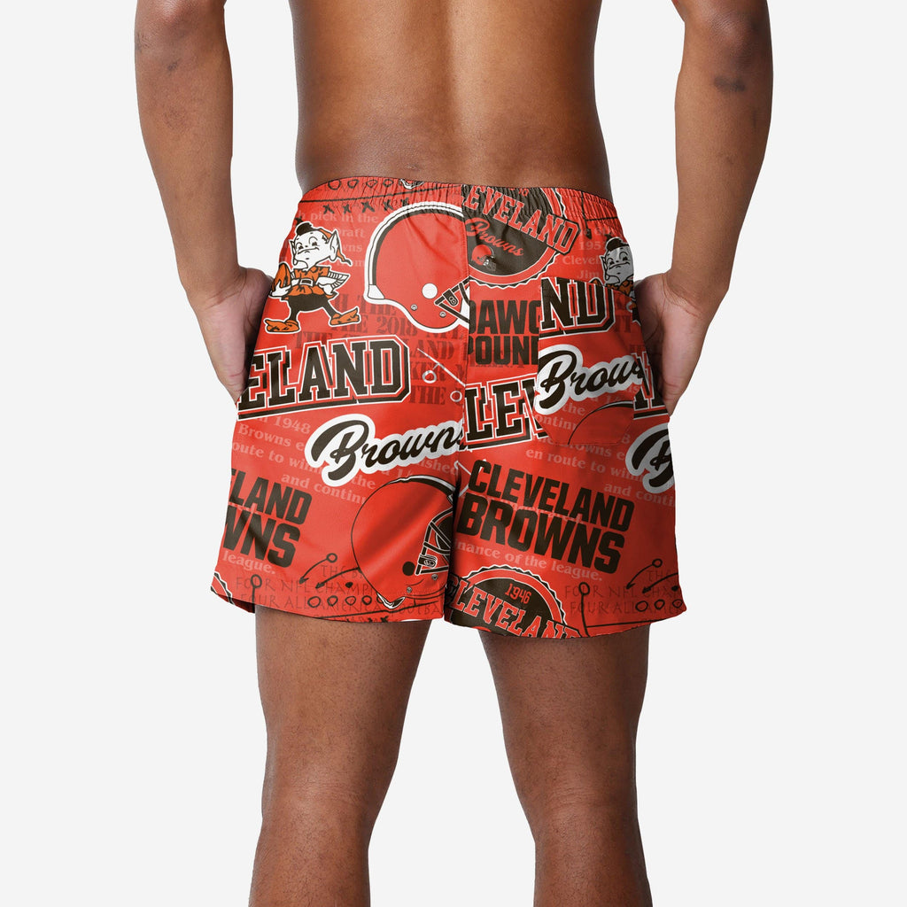 FOCO Logo Rush Swimming Trunks Green Men L 3