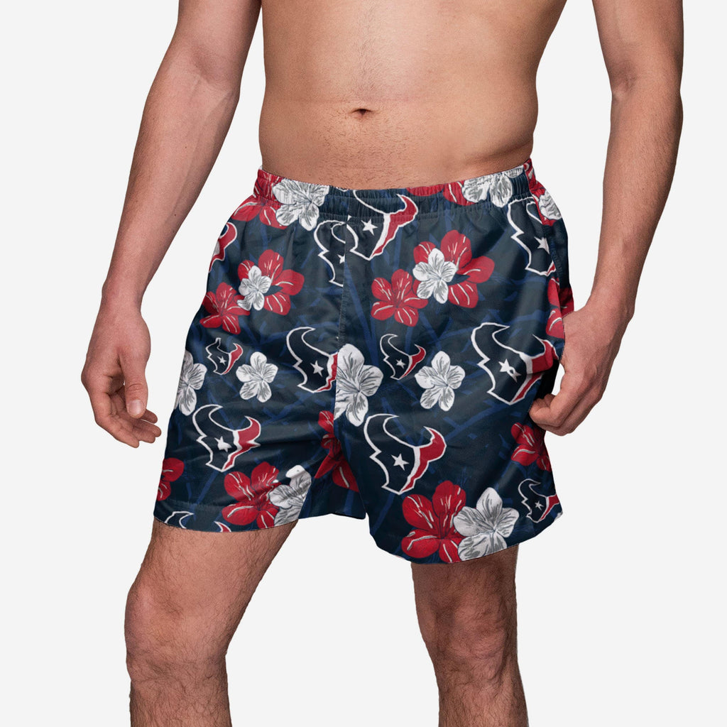 FOCO Houston Texans Hibiscus Maillot de Bain Vert Taille L 2