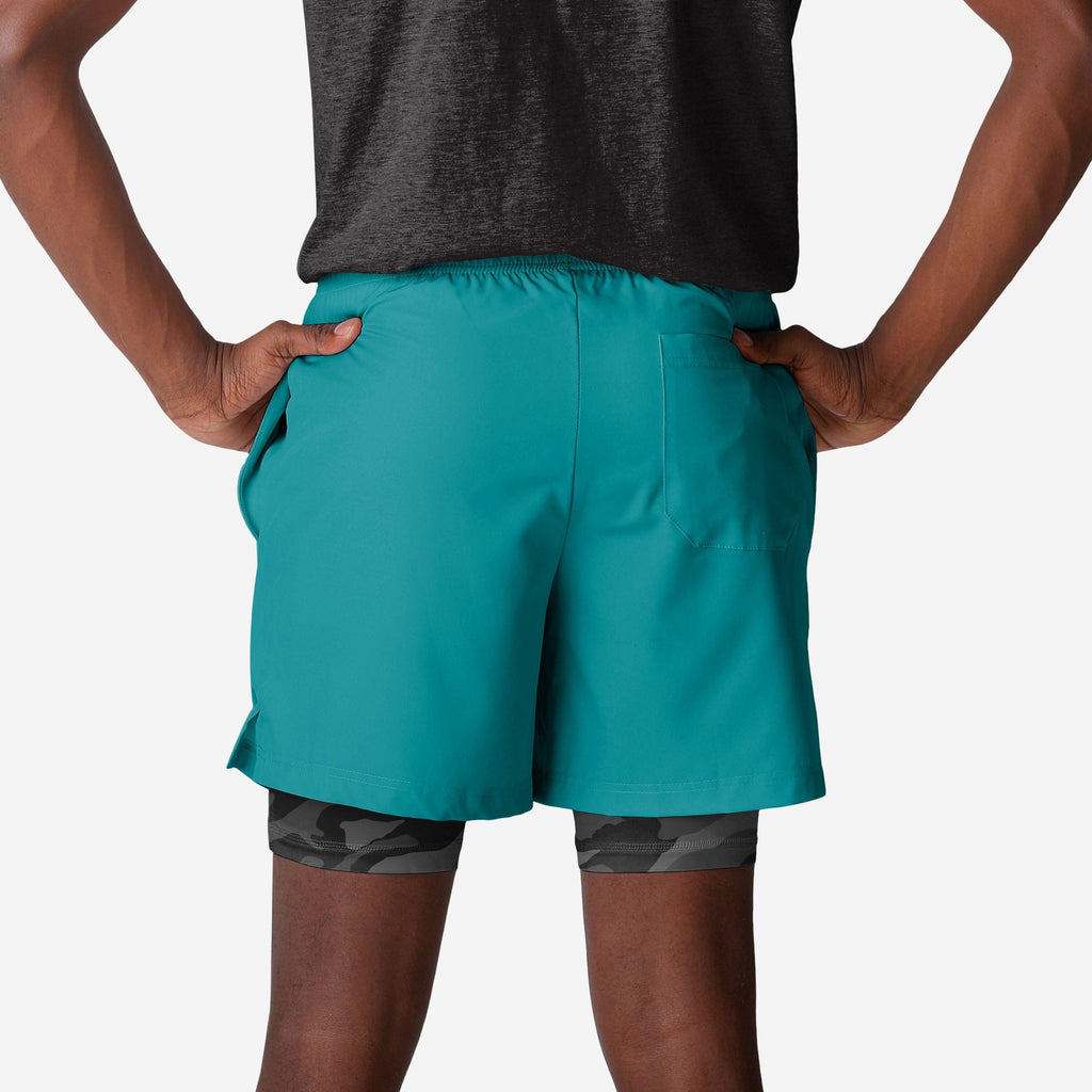 FOCO Miami Dolphins Team Color Camo Liner Shorts - M - Herren 3