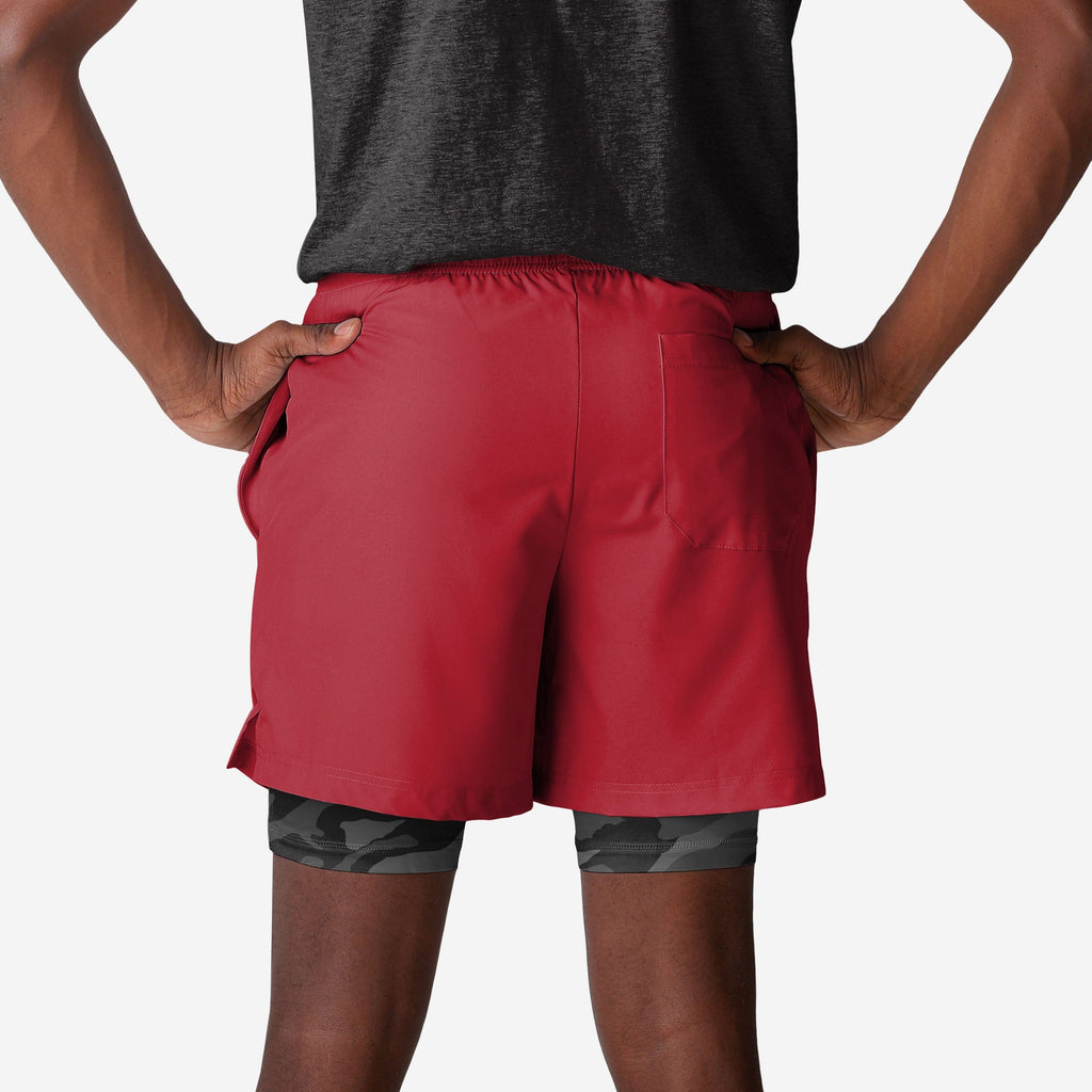 FOCO Team Color Camo Liner Shorts Black XL Men 3