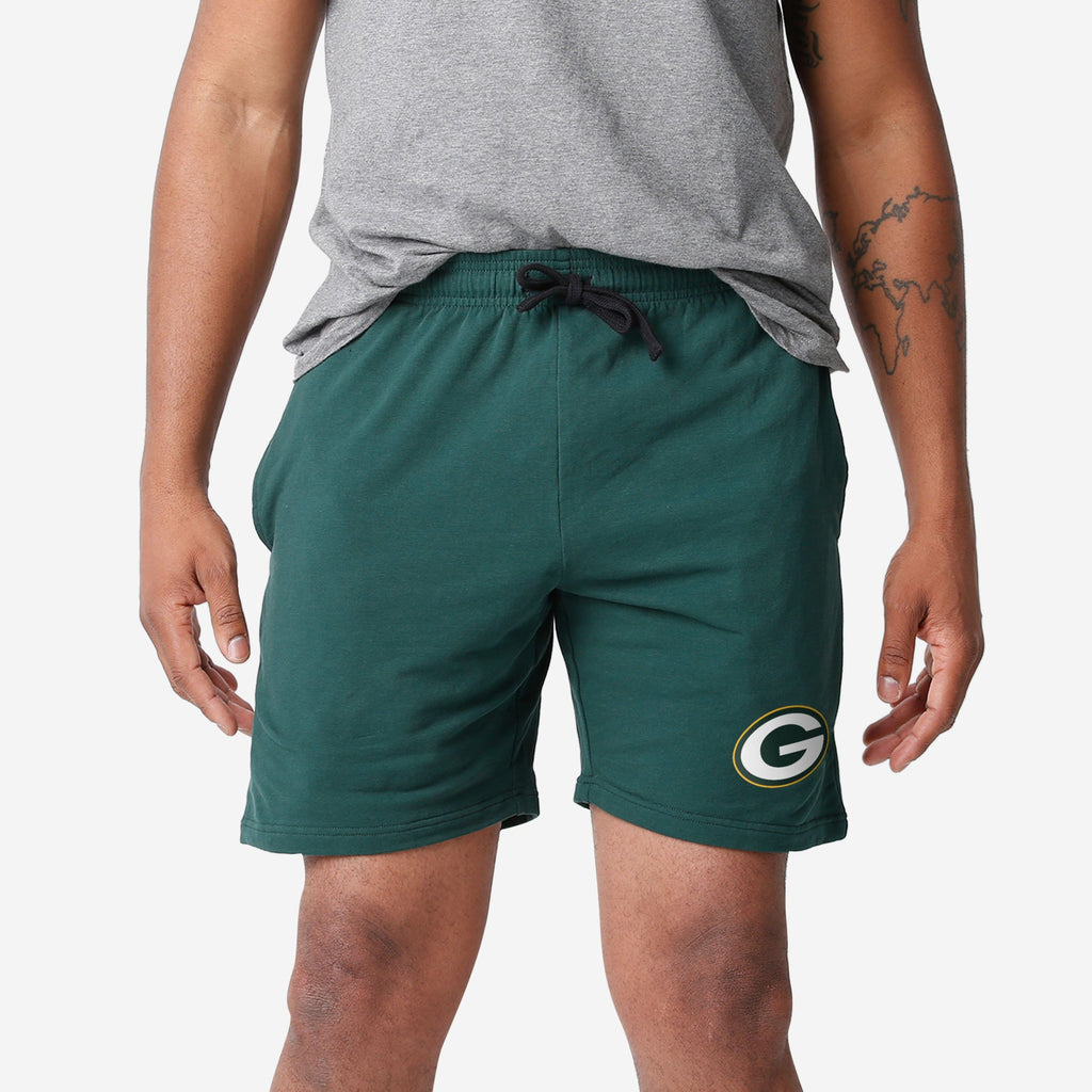 FOCO Green Bay Packers Woven Shorts Green S 2