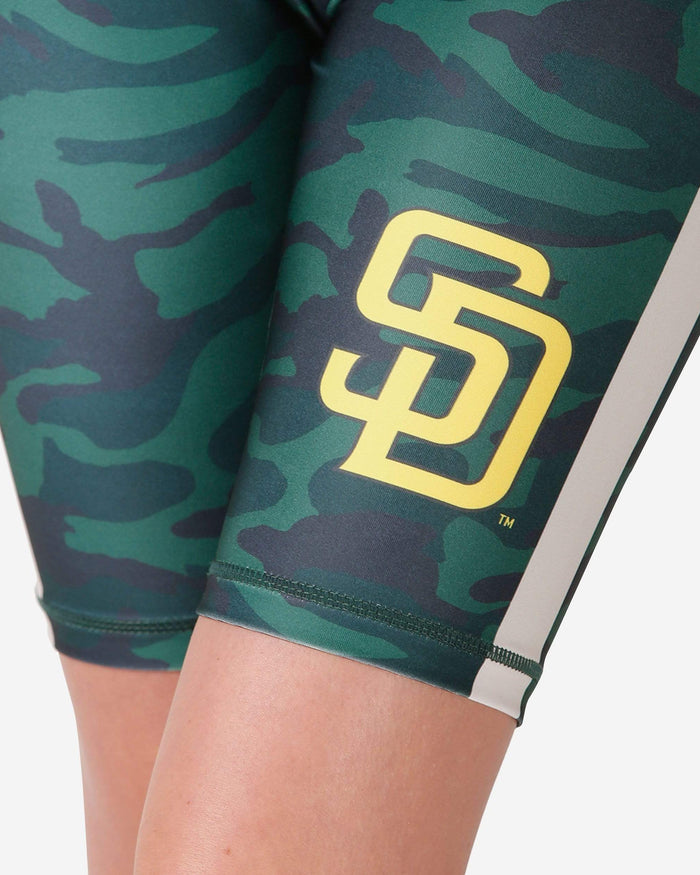 San Diego Padres Womens Camo Bike Shorts FOCO - FOCO.com