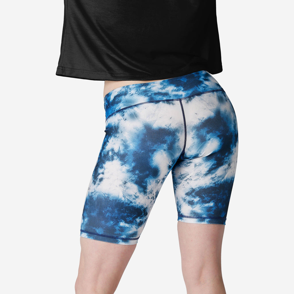 FOCO Los Angeles Dodgers Tie-Dye Bike Shorts Blue XL 3