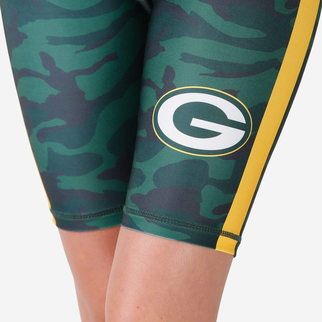 FOCO Green Bay Packers Bike Shorts Camo XL 4