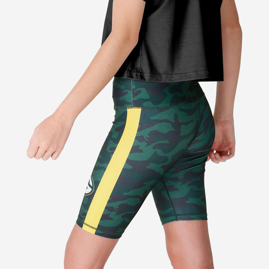 FOCO Green Bay Packers Bike Shorts Camo XL 3