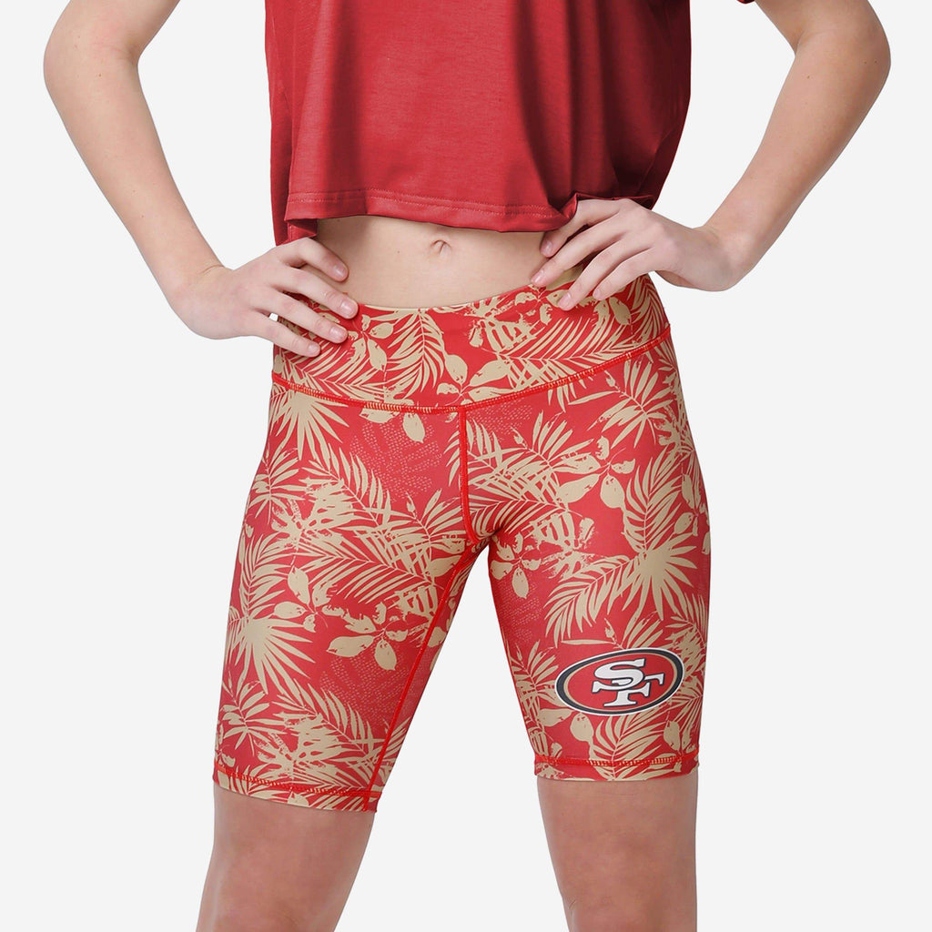 FOCO San Francisco 49ers Floral Bike Shorts S 2