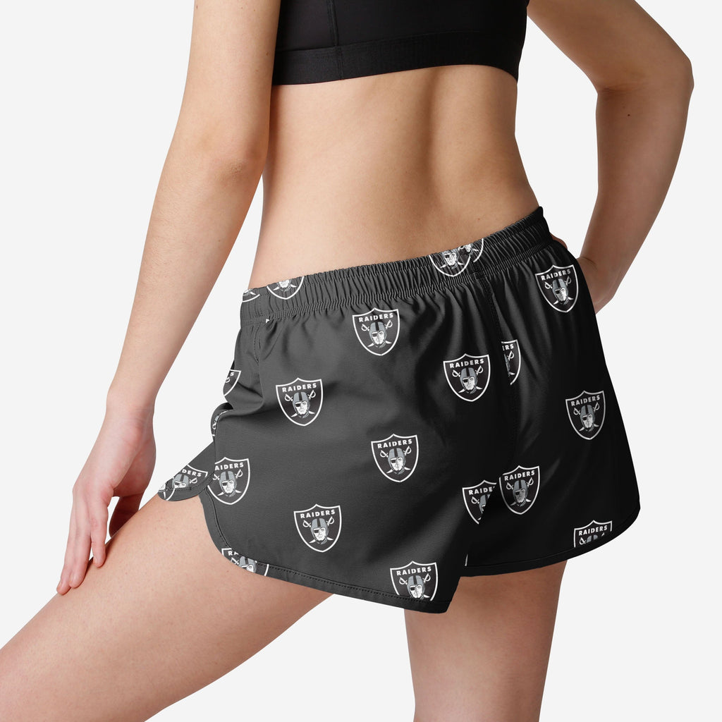 FOCO Las Vegas Raiders Mini Print Running Shorts Black L 3
