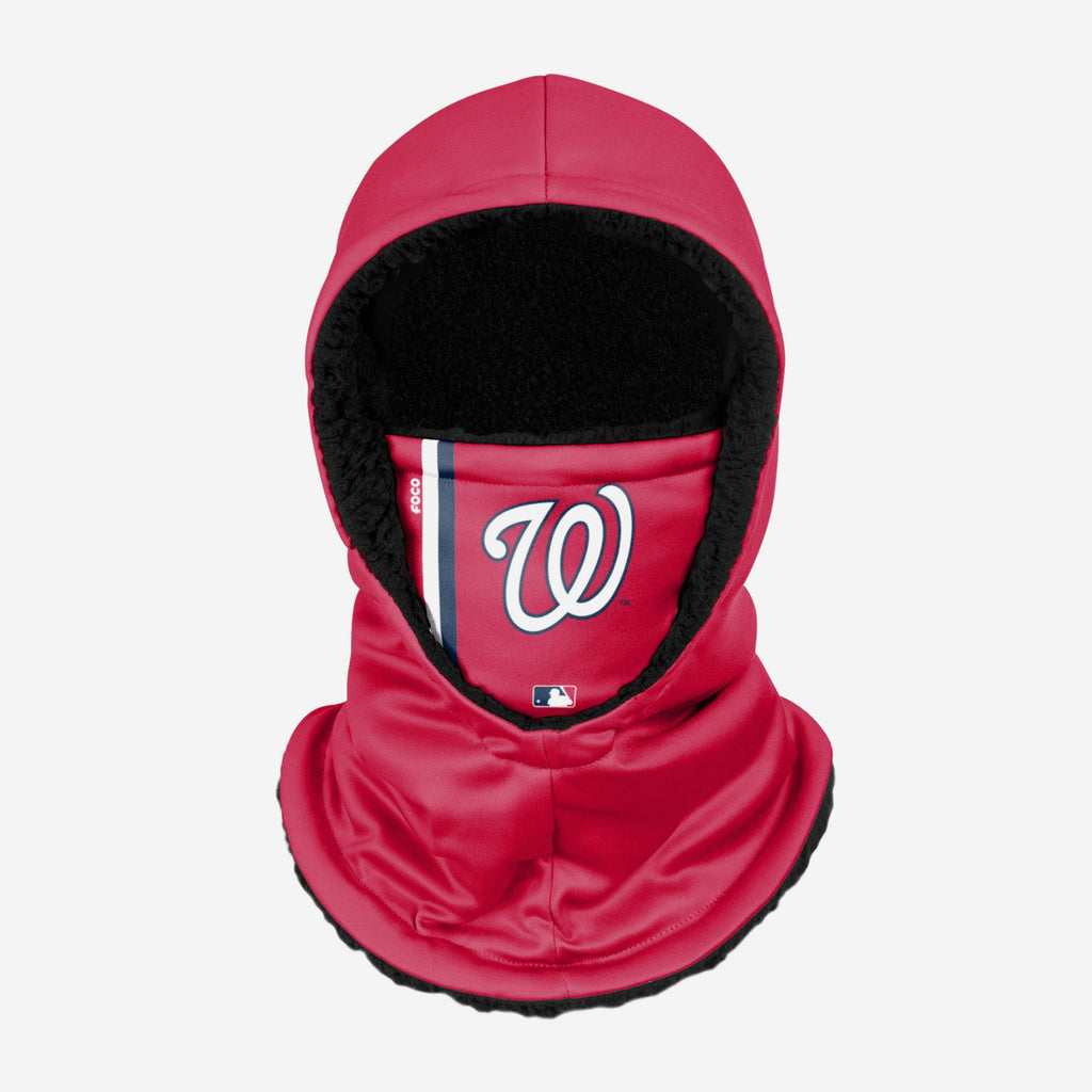 FOCO Washington Nationals Hooded Gaiter Red Unisex 2