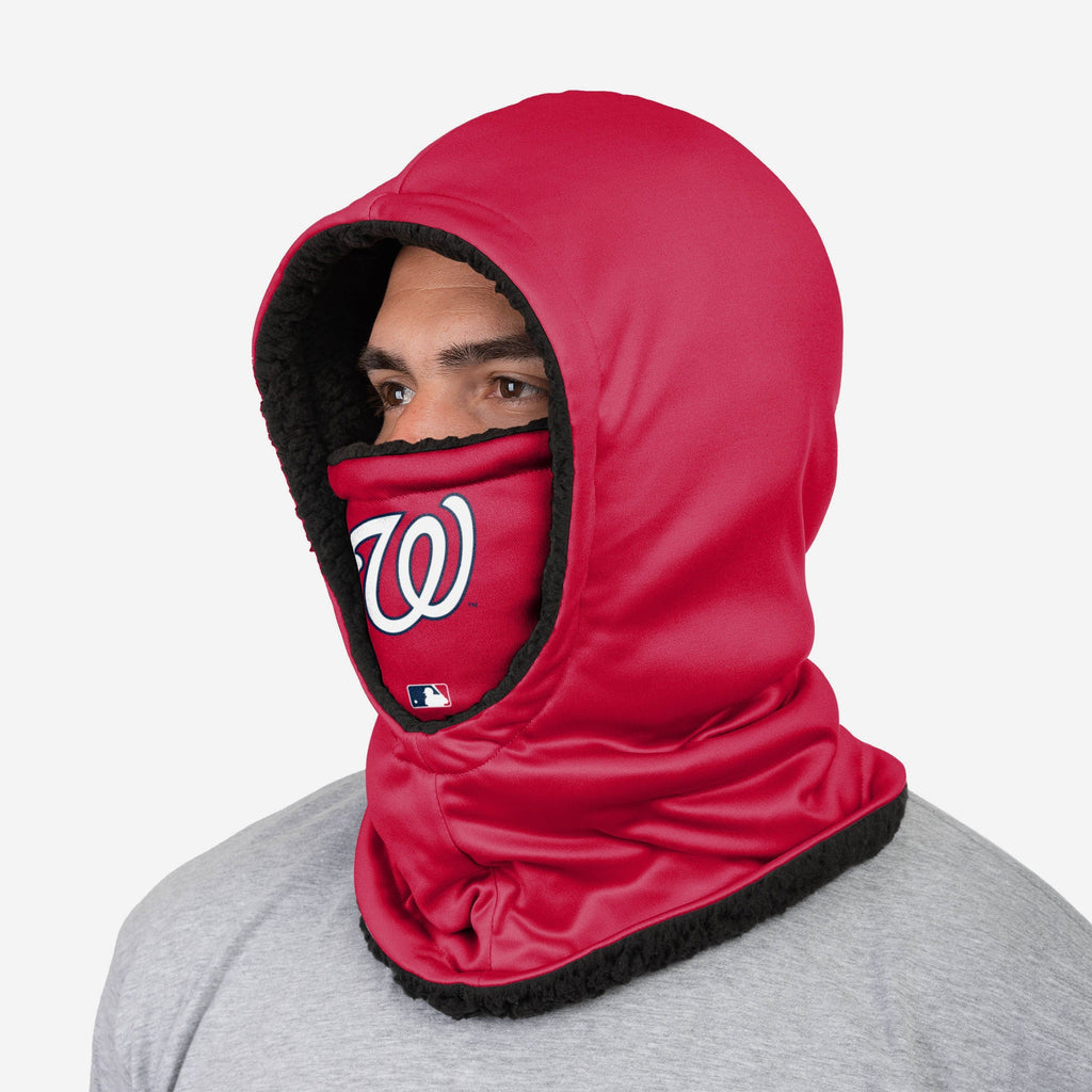 FOCO Washington Nationals Hooded Gaiter Red Unisex 3