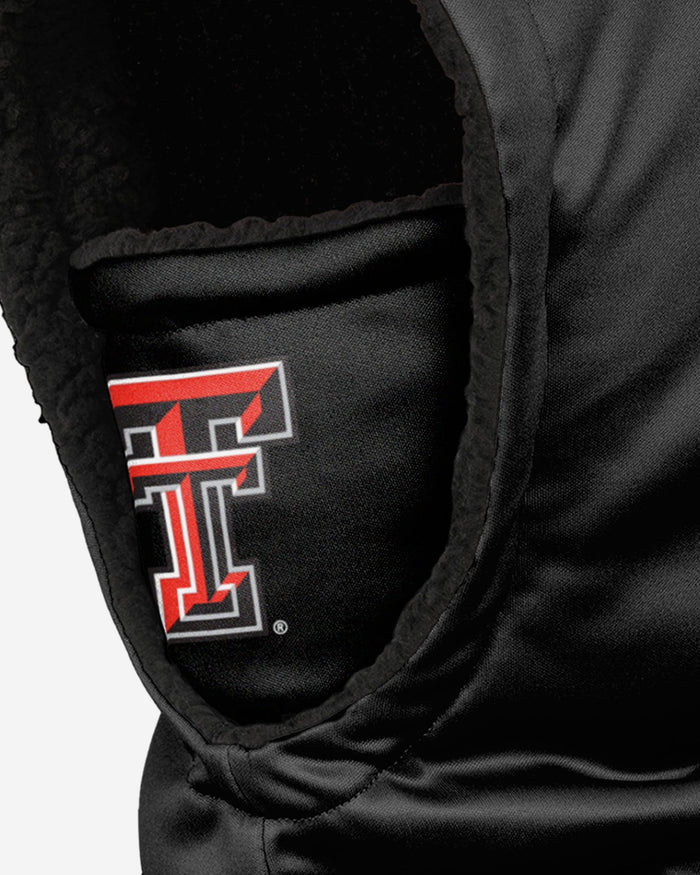 Texas Tech Red Raiders Black Hooded Gaiter FOCO - FOCO.com