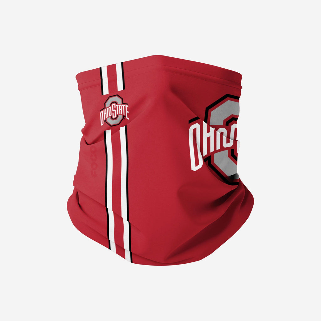 Ohio State Buckeyes OnField Sideline Logo Scarlet Gaiter Scarf FOCO