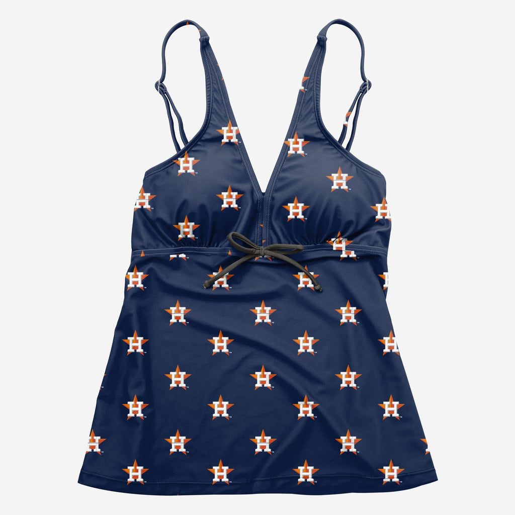 FOCO Houston Astros Damen Mini Logo Tankini - S 3