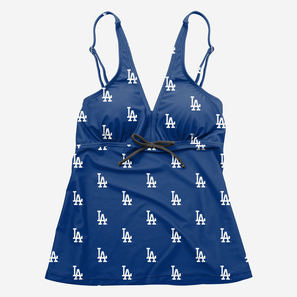 FOCO Los Angeles Dodgers Mini Logo Tankini Blue 2XL 3