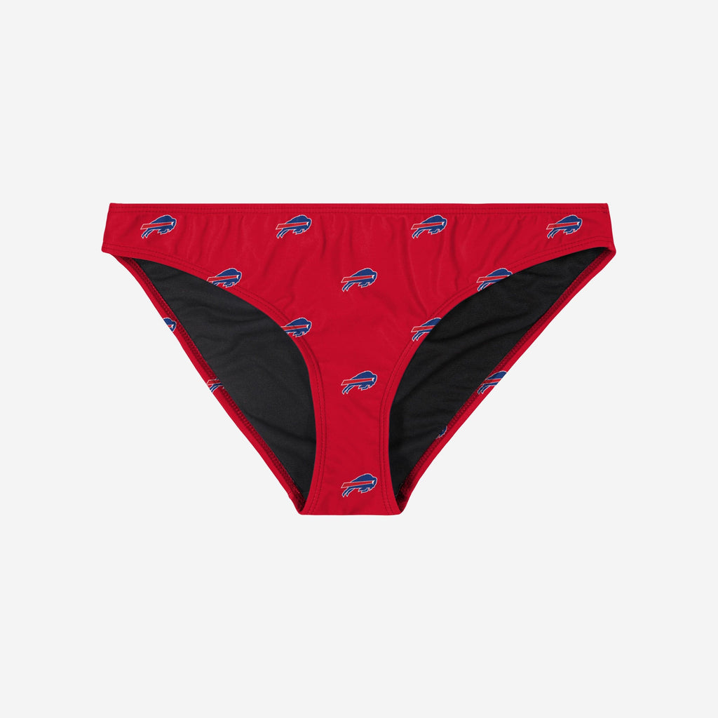 FOCO Buffalo Bills Mini Print Bikini Bottom Blue M 3