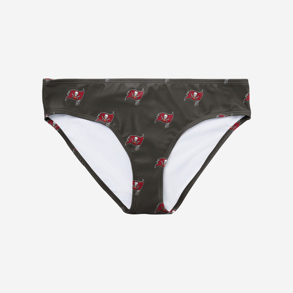 FOCO Summertime Mini Print Bikini Bottom Red L 3