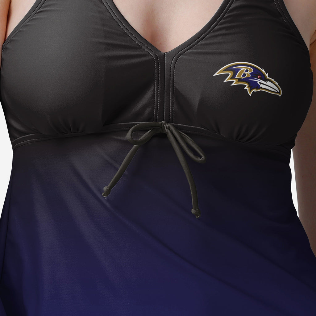FOCO Baltimore Ravens Gametime Gradient Tankini Purple Size L 4