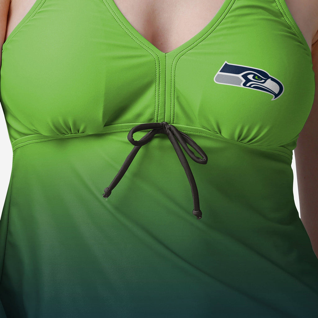 FOCO Seattle Seahawks Damen Gametime Gradient Tankini - S 4